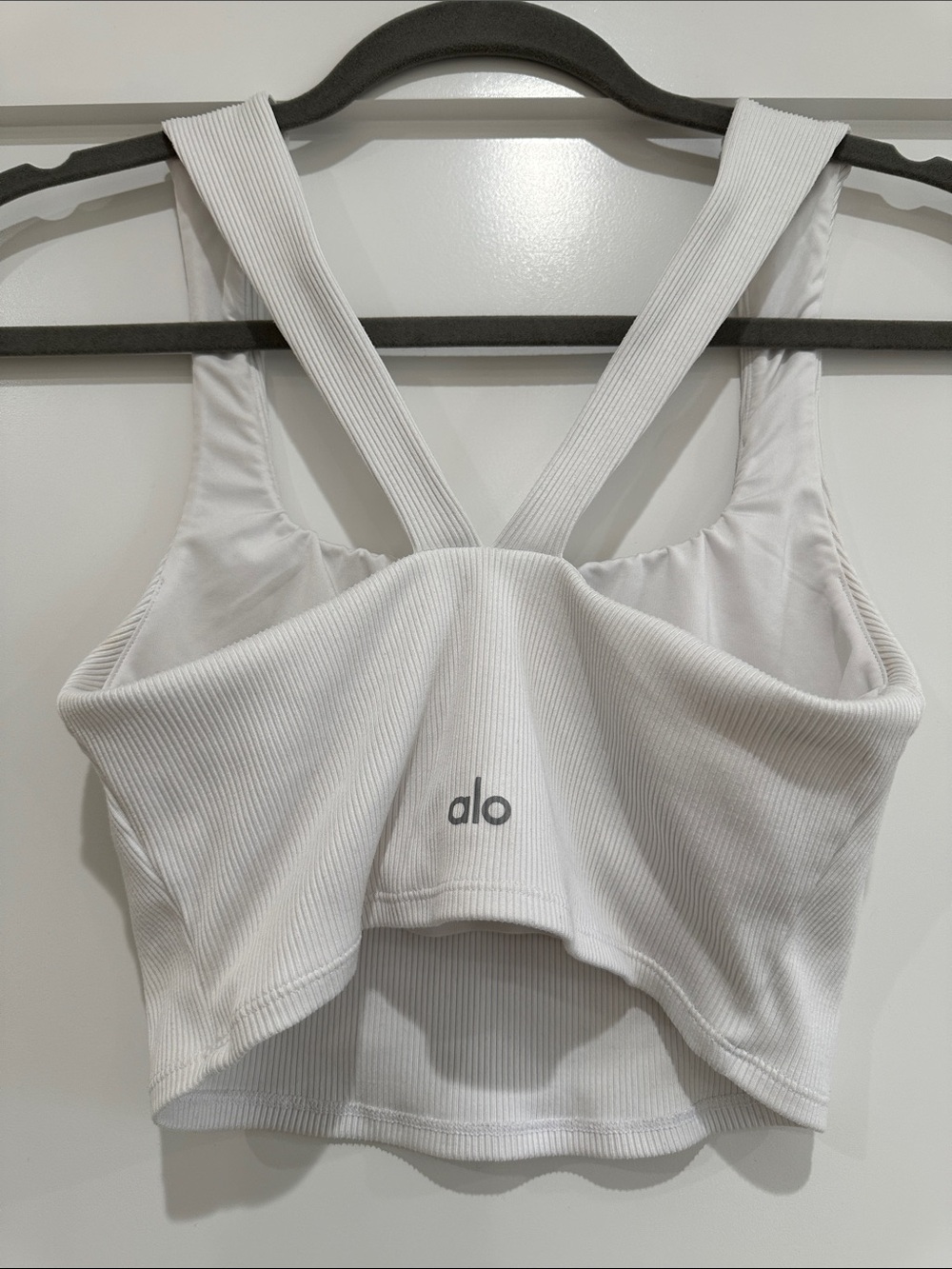 Alosoft Ribbed Chic Bra Tank - Picture 3 of 3